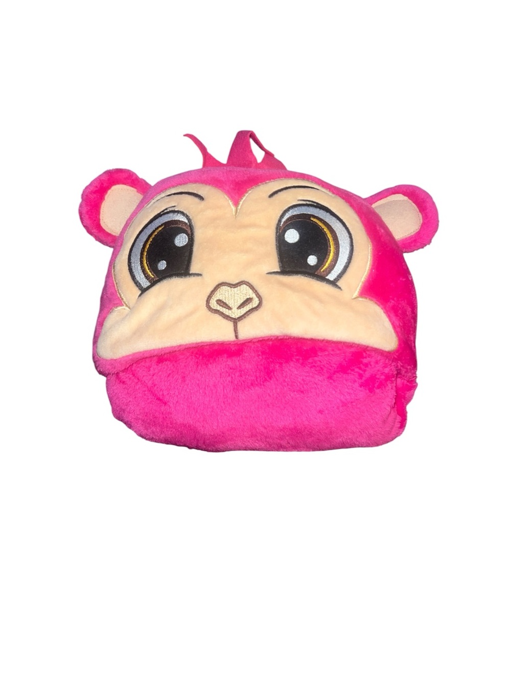 Northpoint Cozy Creatures pink monkey hooded blanket. NWOT - Picture 3 of 3